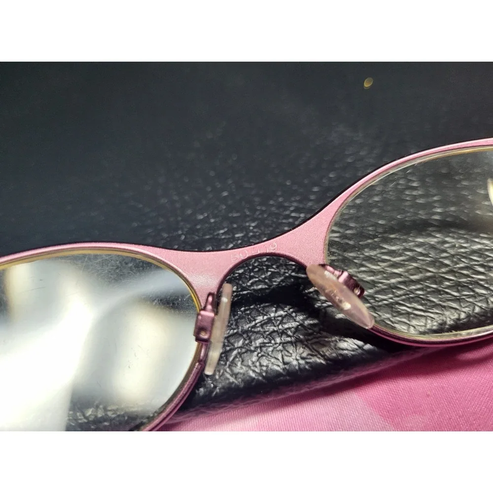 Tura MOD 851 Women Oval Crystals Purple Gray glasses Not Sure Of Prescription